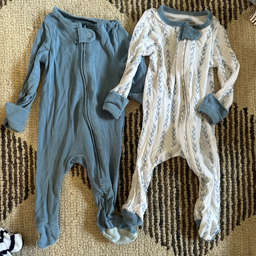 Two cloud island footie. Worn once